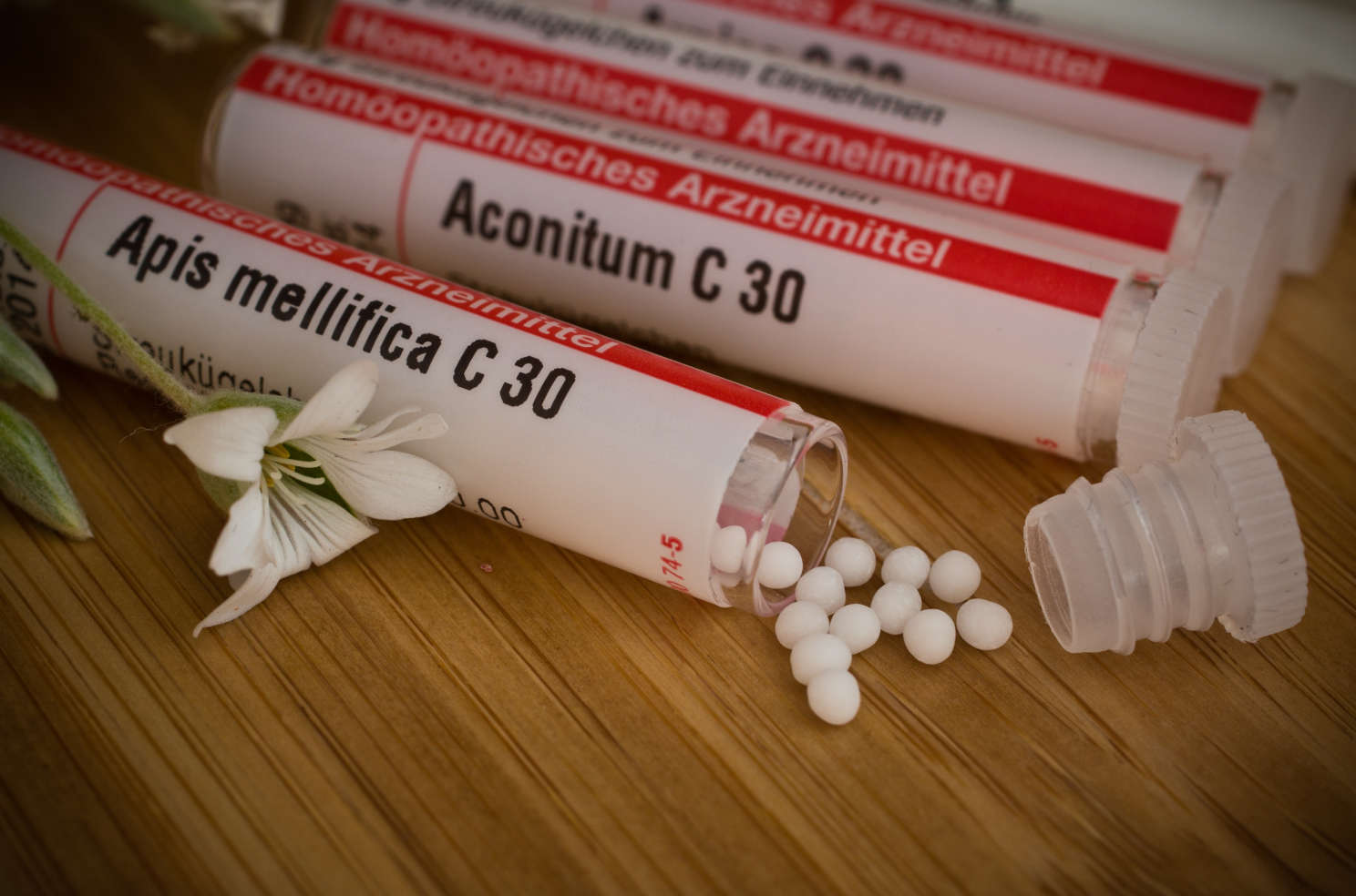 Röhrchen mit Globuli